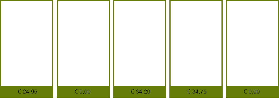 € 0,00 € 34,75 € 34,20 € 0,00 € 24,95