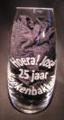 Glasgraveren, vaas jubileum