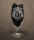 Bierglas gegraveerd