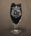 Bierglas gegraveerd