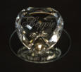 Hart diamant op spiegel