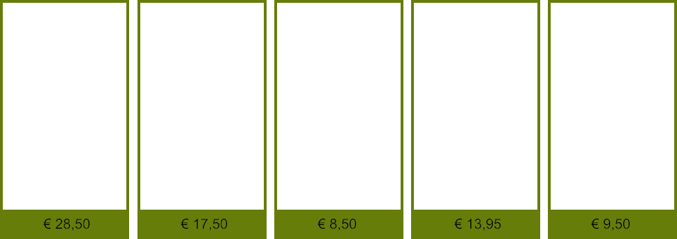 € 9,50 € 13,95 € 8,50 € 17,50 € 28,50
