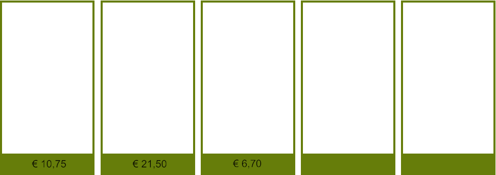 € 21,50 € 10,75 € 6,70