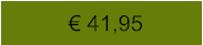 € 41,95