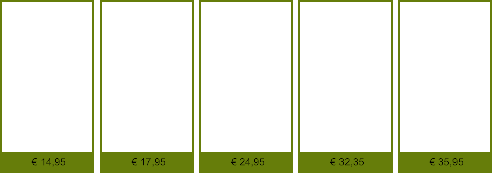 € 35,95 € 32,35 € 24,95 € 17,95 € 14,95