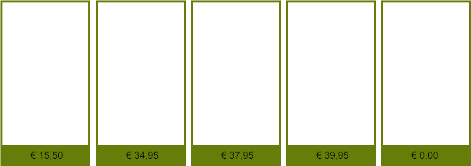 € 0,00 € 39,95 € 37,95 € 34,95 € 15,50
