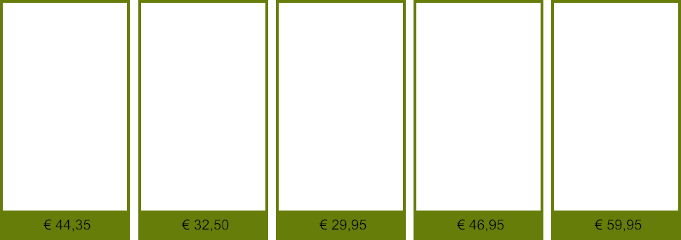 € 59,95 € 46,95 € 29,95 € 32,50 € 44,35