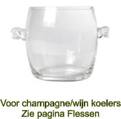 Voor champagne/wijn koelers Zie pagina Flessen